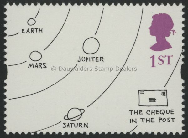 SG1914 1st The cheque in the-' 1996 Greetings - Cartoons