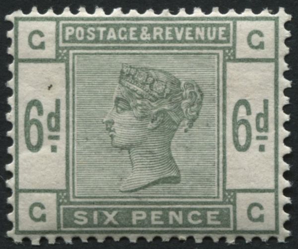 SG194 6d Green, lovely fresh U/M