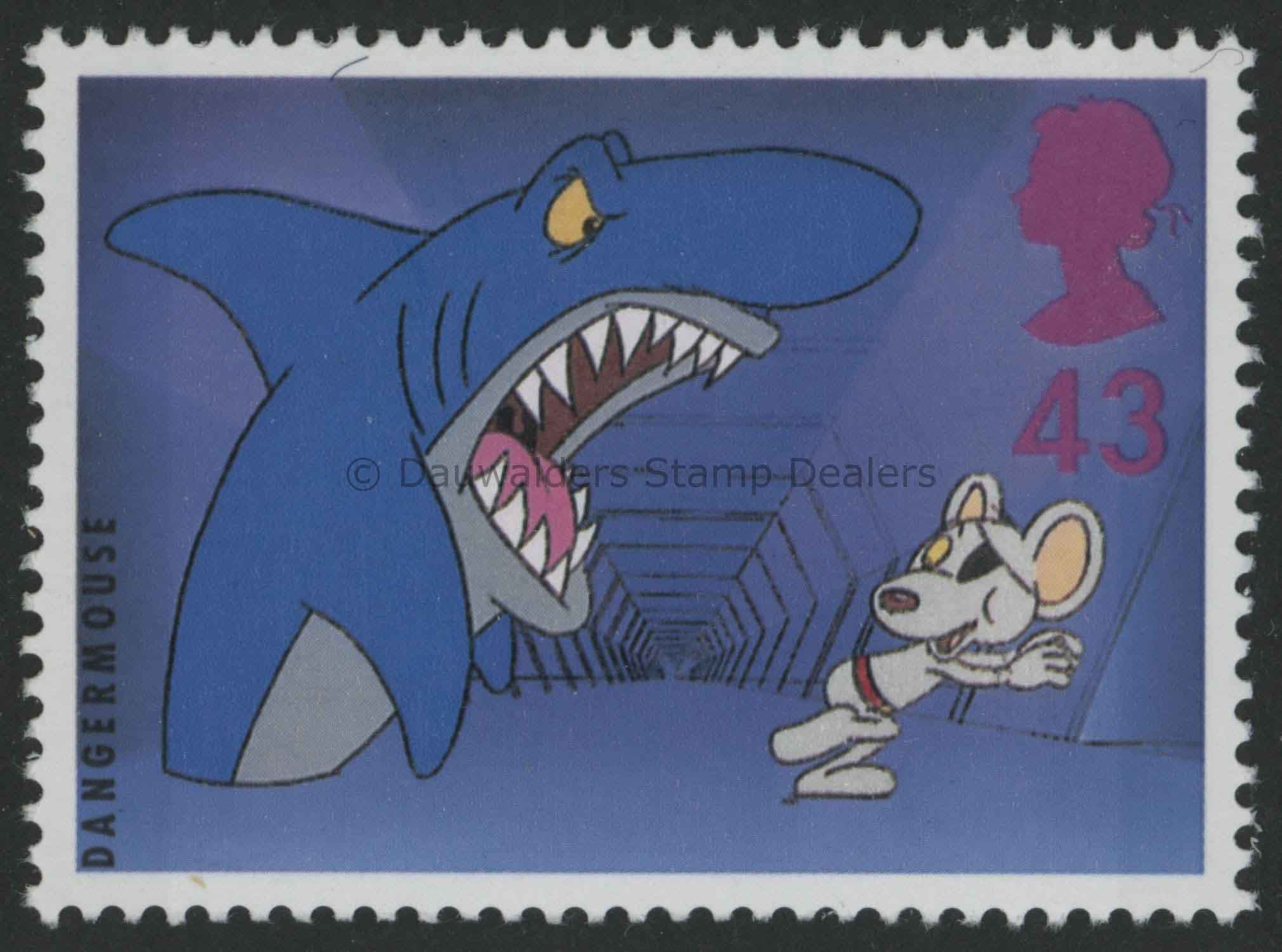 SG1944 43p Dangermouse 1996 Childrens TV Characters