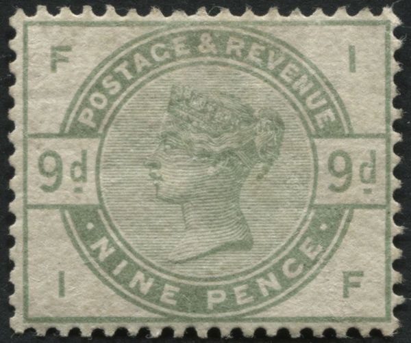 SG195 9d Green good colour, fine mounted mint