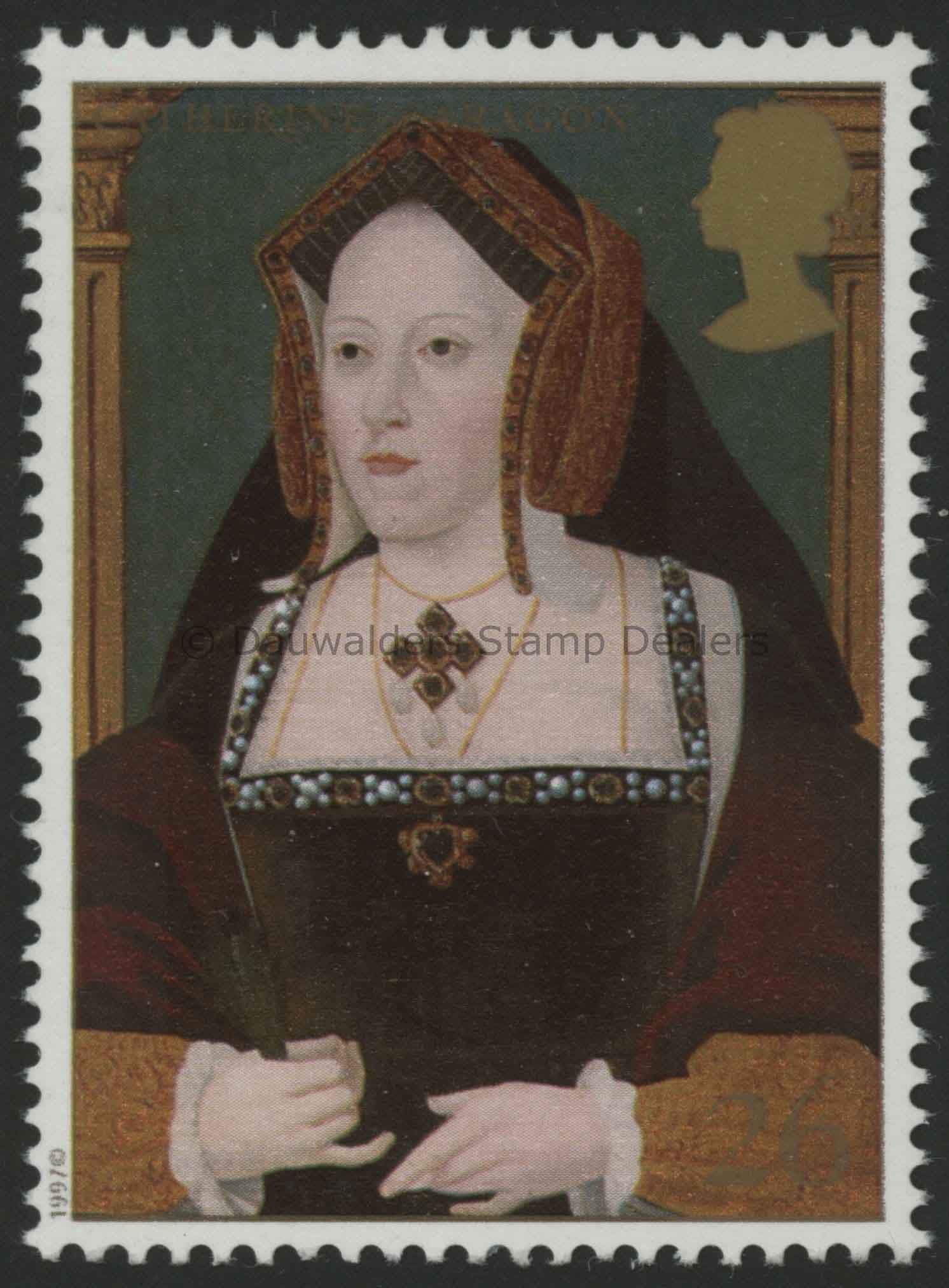 SG1966 26p Catherine of Aragon 1997 King Henry VIII