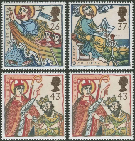 SG1972-1975 Set of 4 1997 Religious Anniversaries