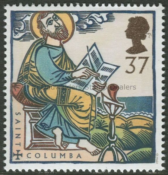 SG1973 37p St. Columba on Iona 1997 Religious Anniversaries