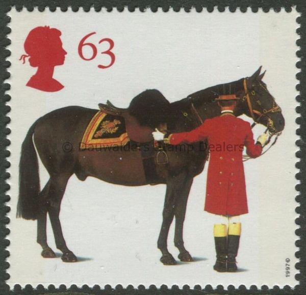 SG1992 63p Janus 1997 The Queen's Horses