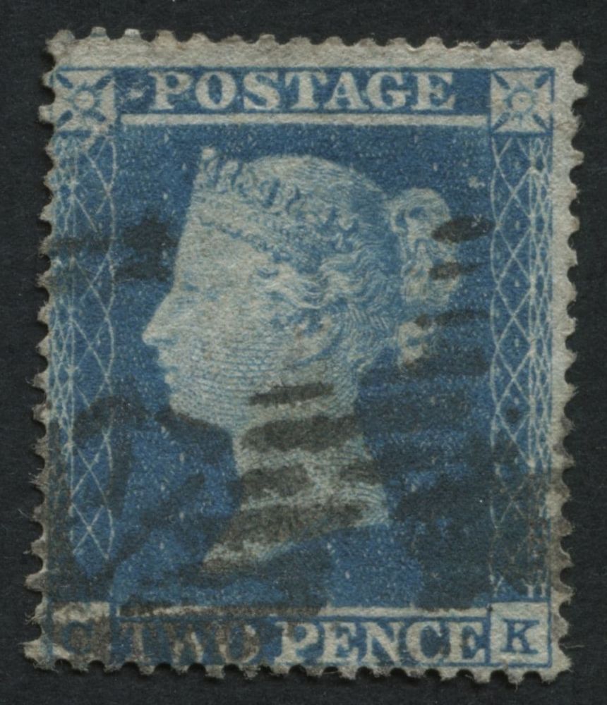 SG20 2d pale Blue CK, exceptionally F/U