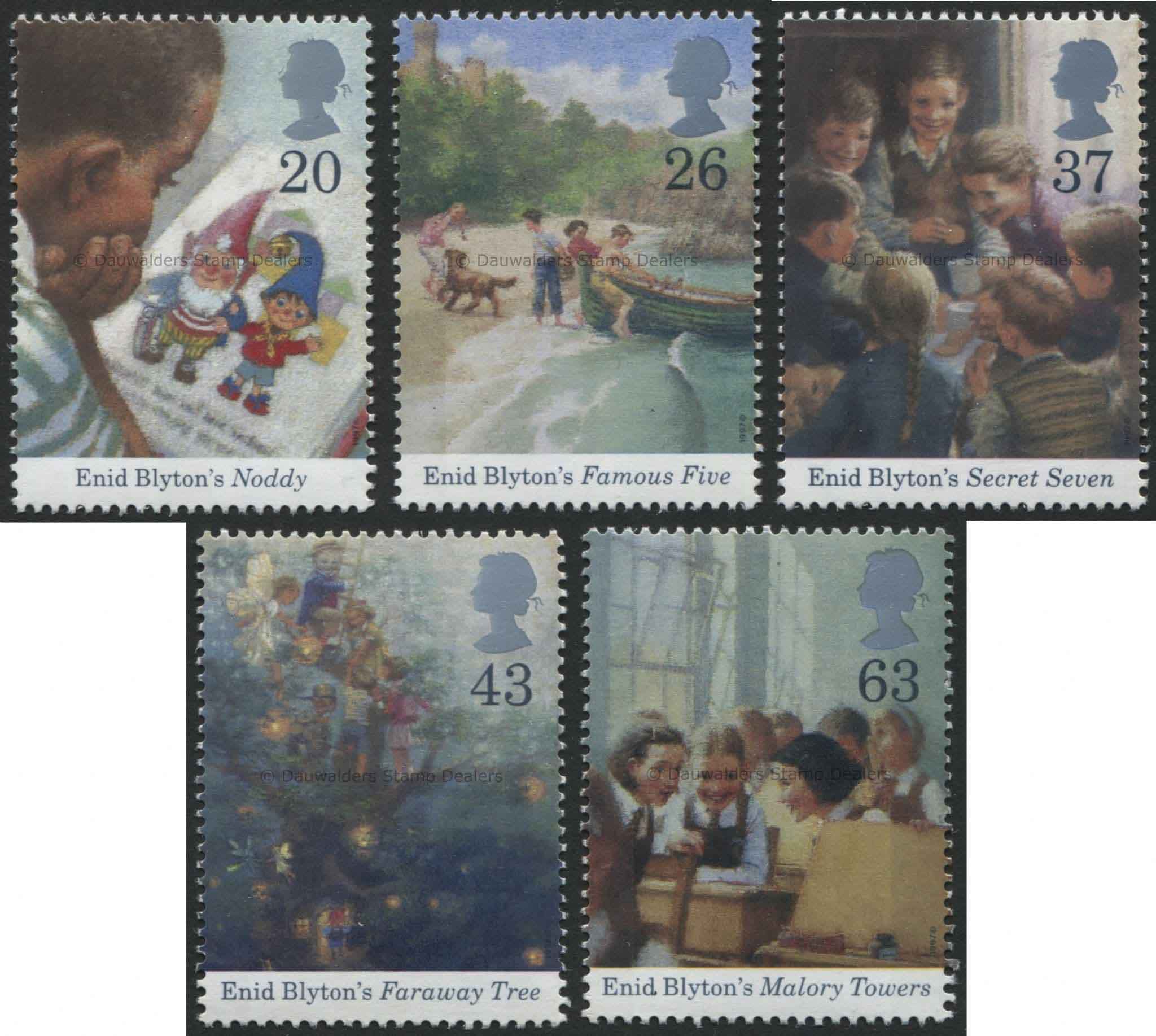 SG2001-2005 Set of 5 1997 Enid Blyton