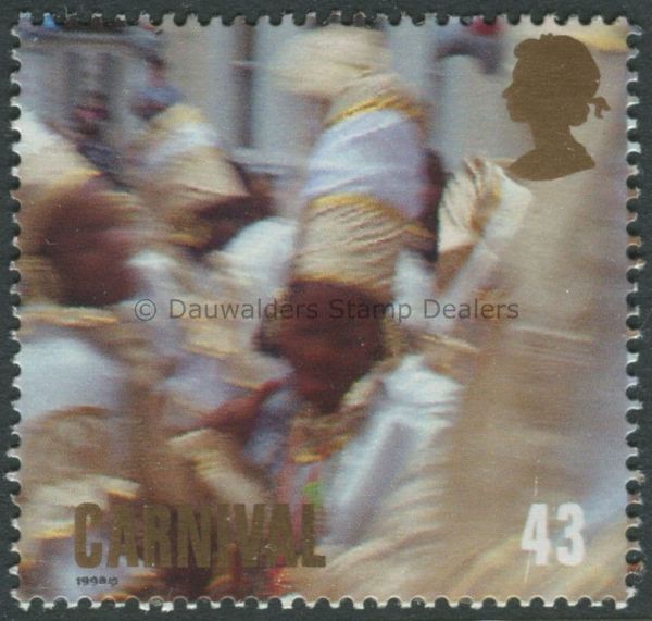 SG2057 43p White 1998 Europa - Carnival