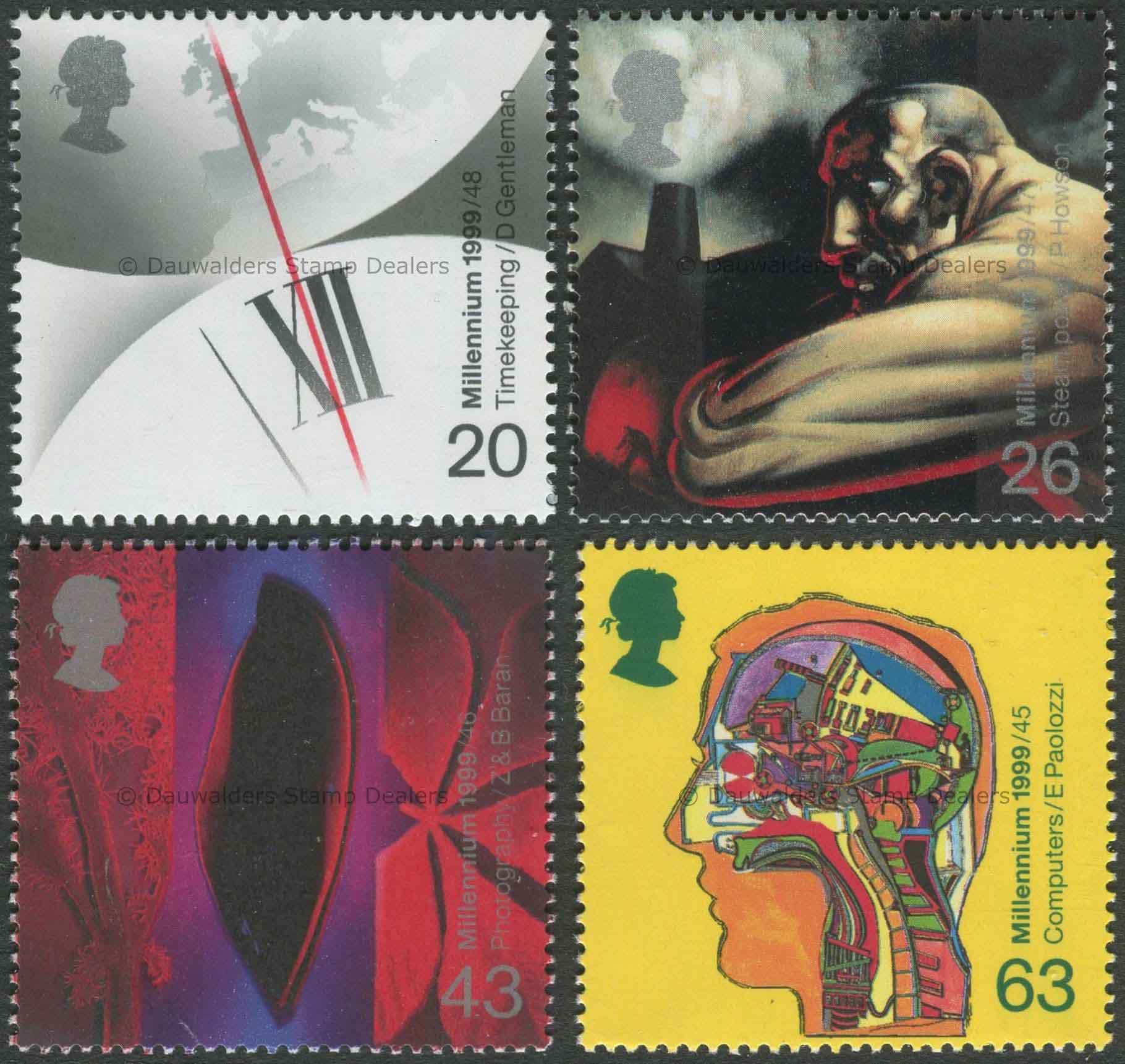 SG2069-2072 Set of 4 1999 Millennium-Inventor's Tale