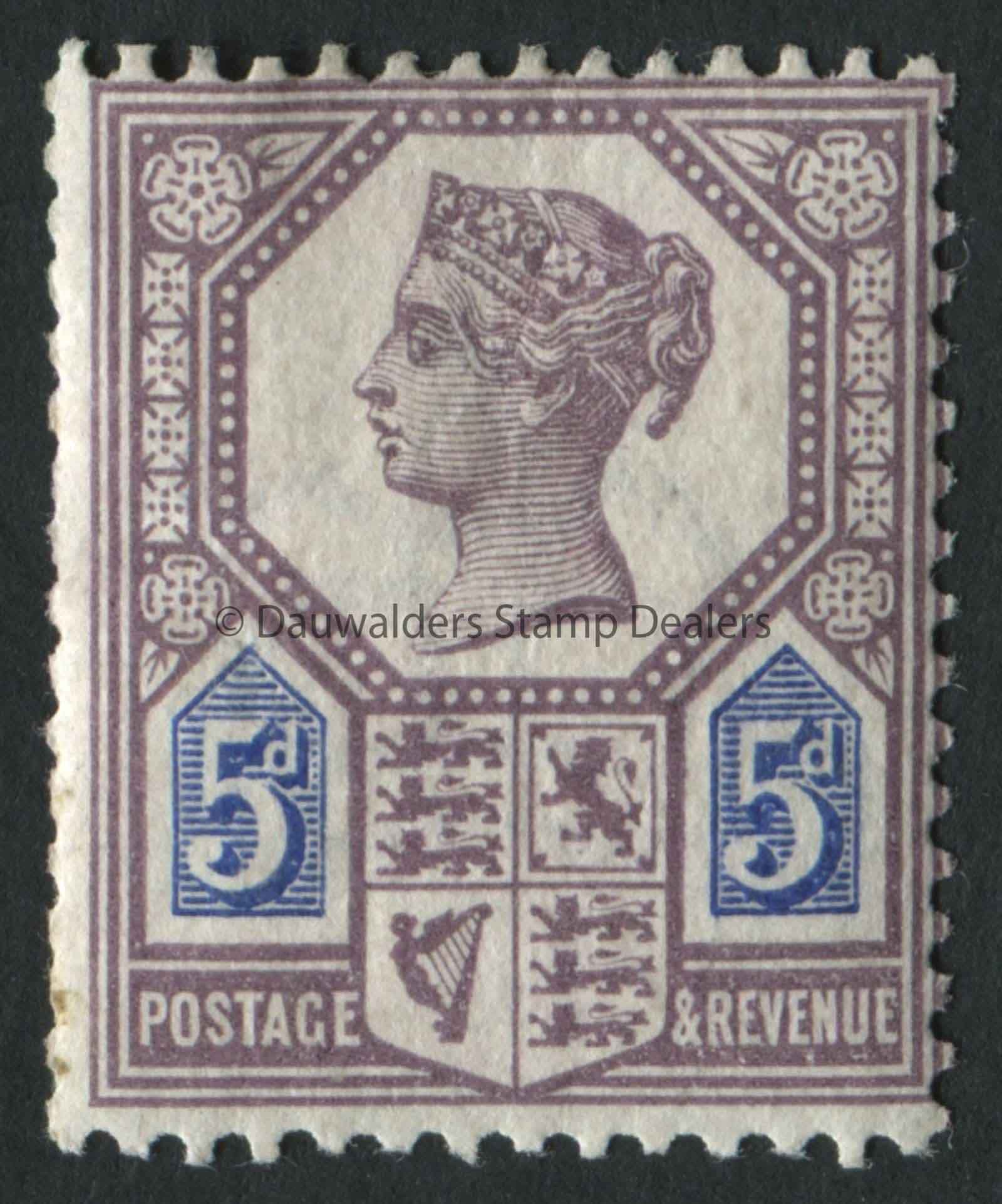 SG207 5d Purple/Blue Die I