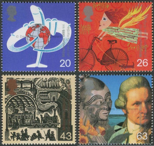 SG2073-2076 Set of 4 1999 Millennium - Traveler's