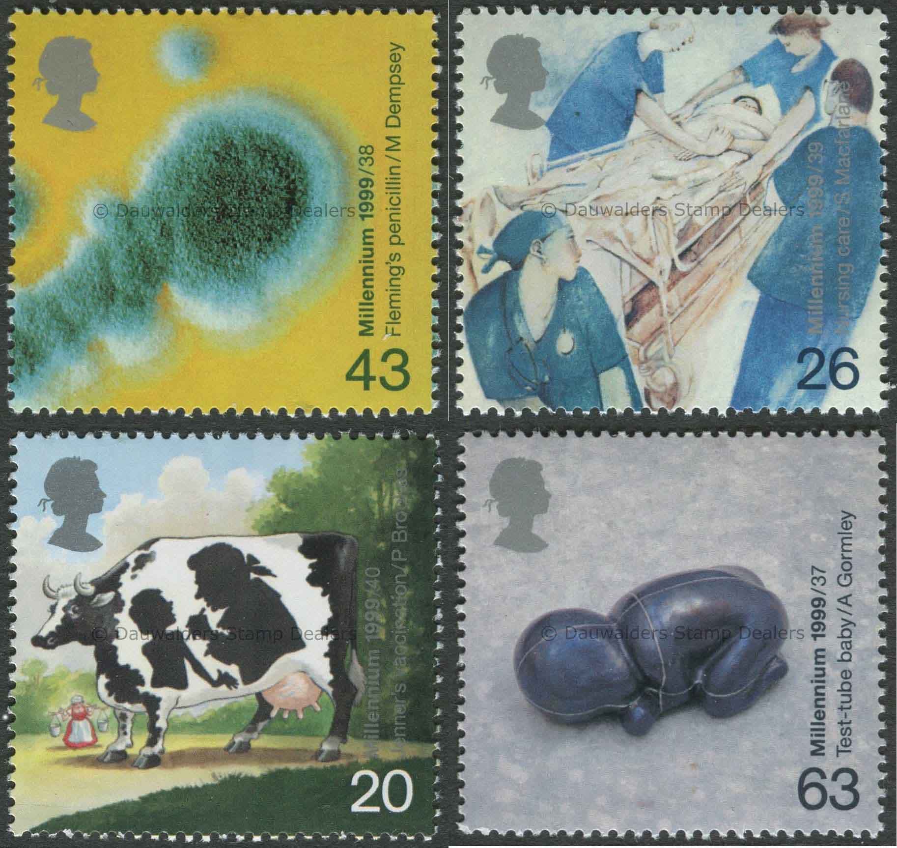 SG2080-2083 Set of 4 1999 Millennium - Patient's