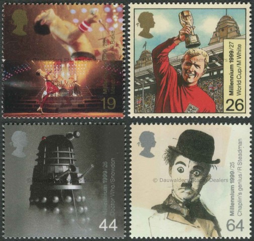 SG2092-2095 Set of 4 1999 Millennium - Entertainer's Tale