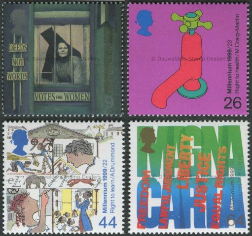 SG2098-2101 Set of 4 1999 Millennium - Citizen's Tale