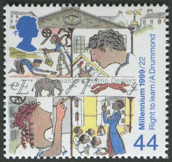 SG2100 44p Right to Learn 1999 Millennium - Citizen's Tale