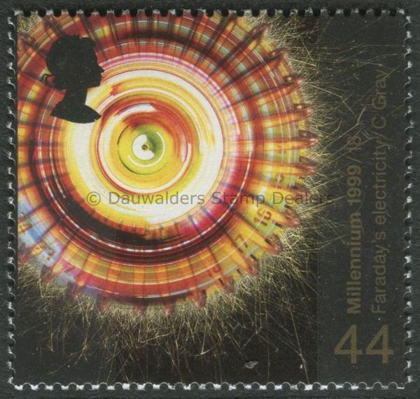 SG2104 44p Faraday's Electricity 1999 Millennium - Scientist's Tale