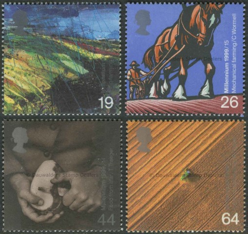 SG2107-2110 Set of 4 1999 Millennium - Farmer's Tale