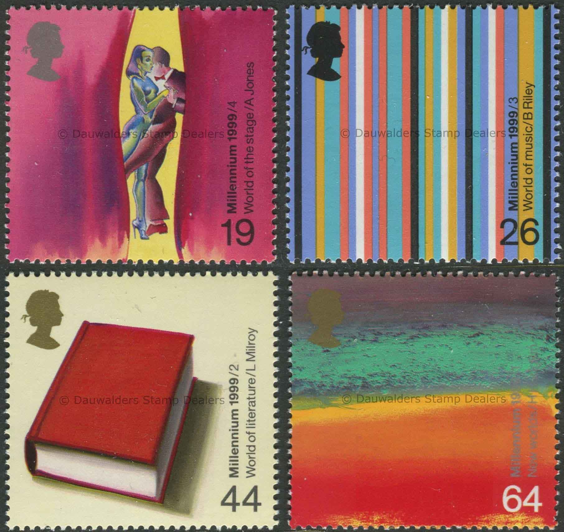 SG2119-2122 Set of 4 1999 Millennium - The Artist's Tale