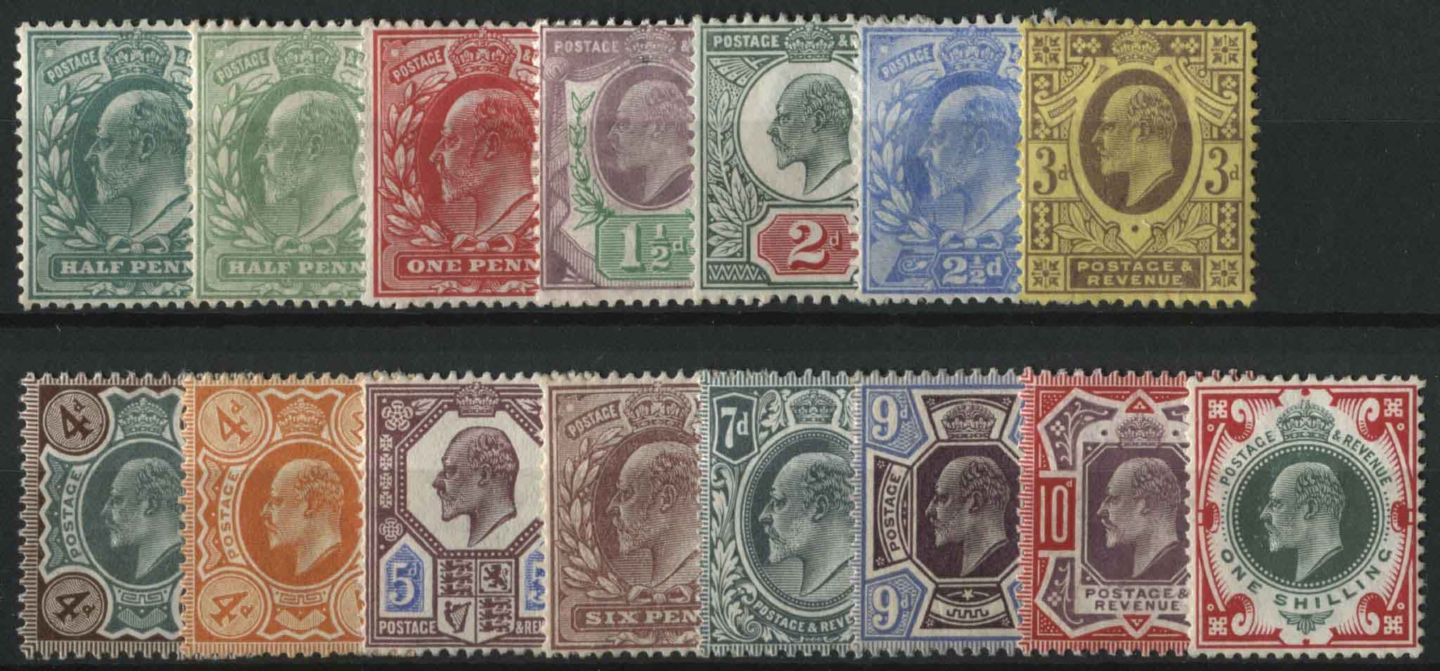 SG215-314 d - 1/- U/M set (15)