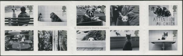 SG2187-2196 Set of 10 2001 Cats and Dogs (S/A)