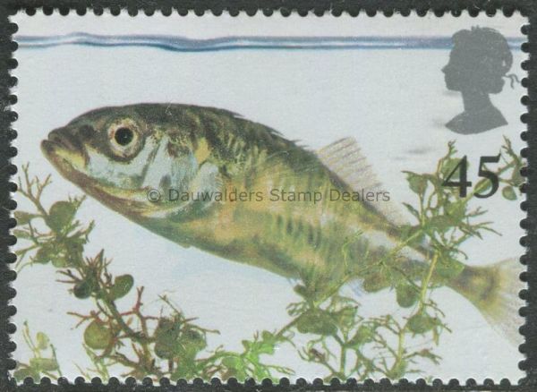 SG2222 45p Stickleback 2001 Pond Life (Europa)