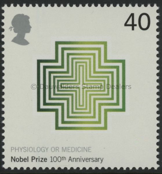 SG2235 40p Physiology and Medicine 2001 Nobel Prizes