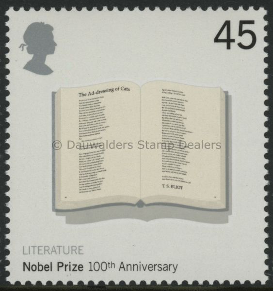 SG2236 45p Literature 2001 Nobel Prizes