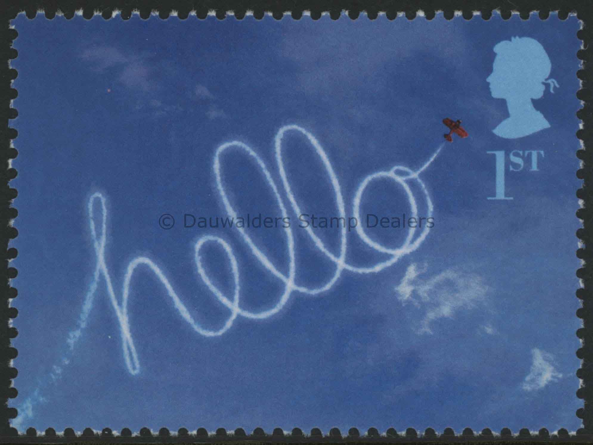 SG2262 1st Aircraft Skywriting 'hello' 2002 Occasions