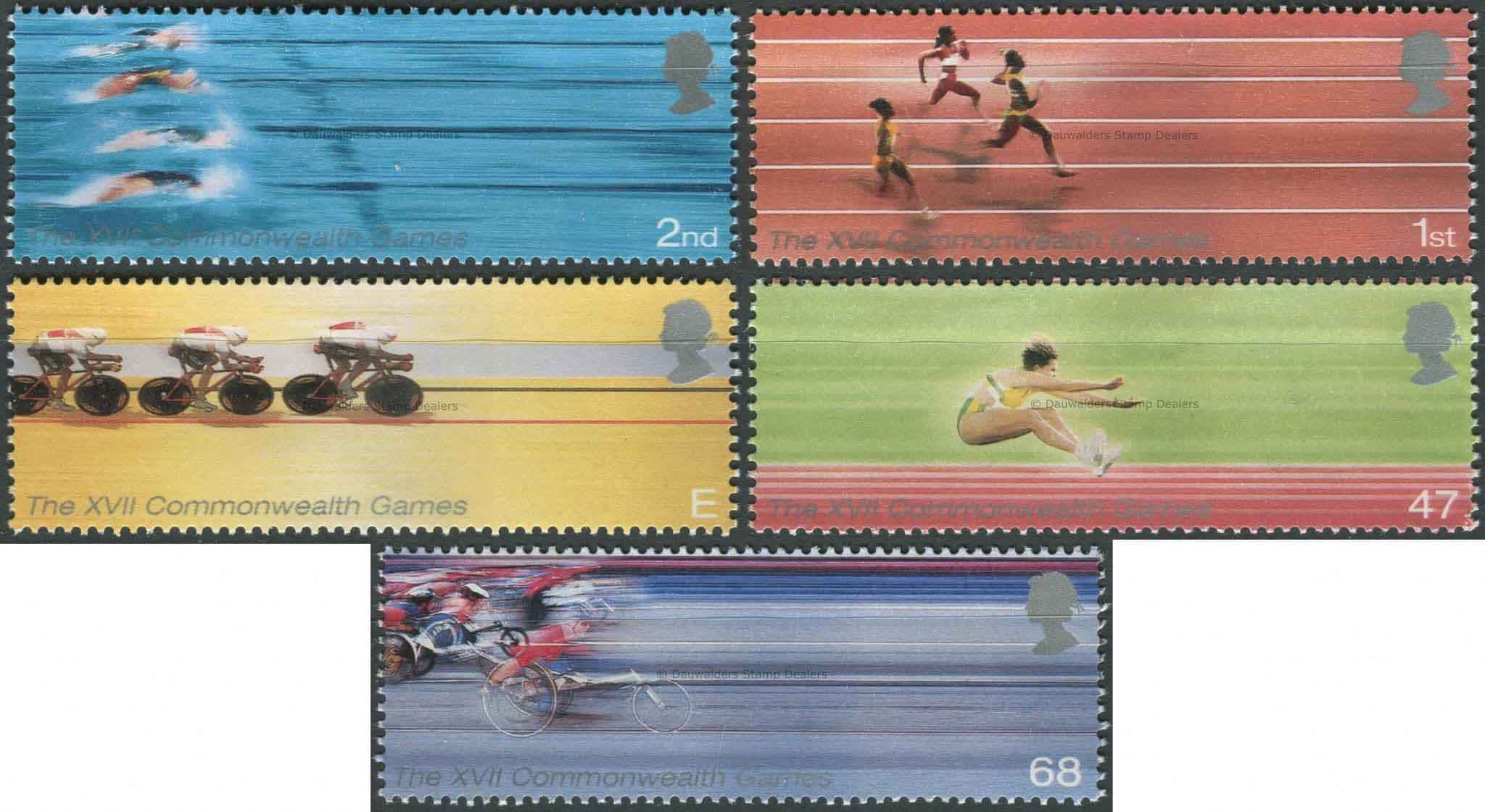 SG2299-2303 Set of 5 2002 The Friendly Games