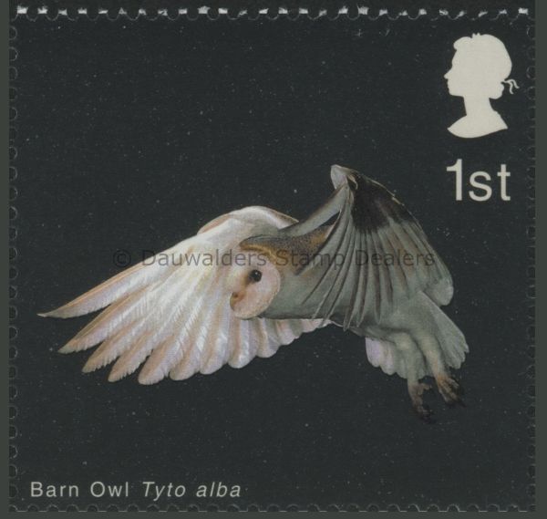 SG2330 1st Barn Owl in Flight 3 2003 Birds of Prey