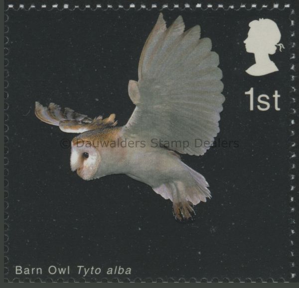 SG2331 1st Barn Owl in Flight 4 2003 Birds of Prey