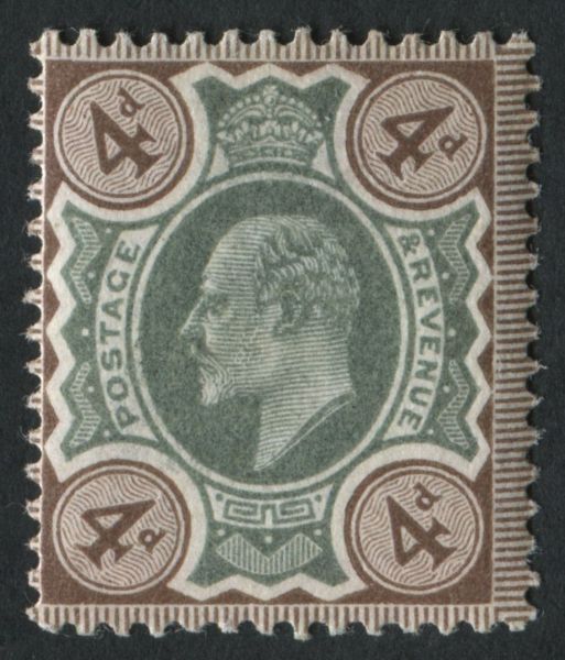 SG235 4d green and grey brown unmounted mint