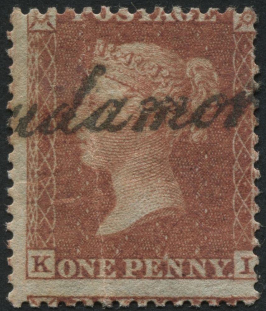 SG24 SpecC3(1) Vertical crease, with part signature of Frank Ives, Scudamore CE of P.O.