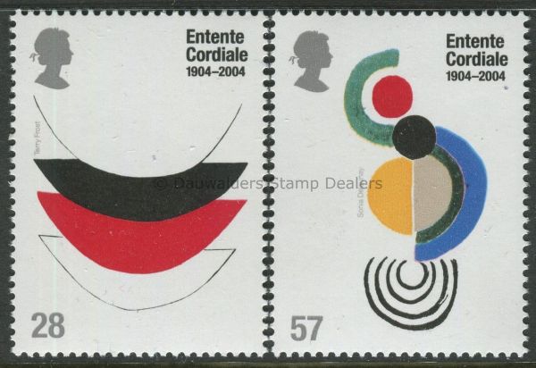 SG2446-2447 Set of 2 2004 Entente Cordiale