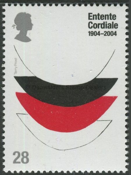 SG2446 28p Lace 1 1968 2004 Entente Cordiale