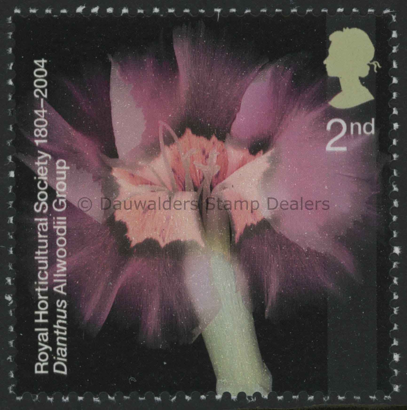 SG2456 2nd Dianthus 2004 Bicentenary of RHS