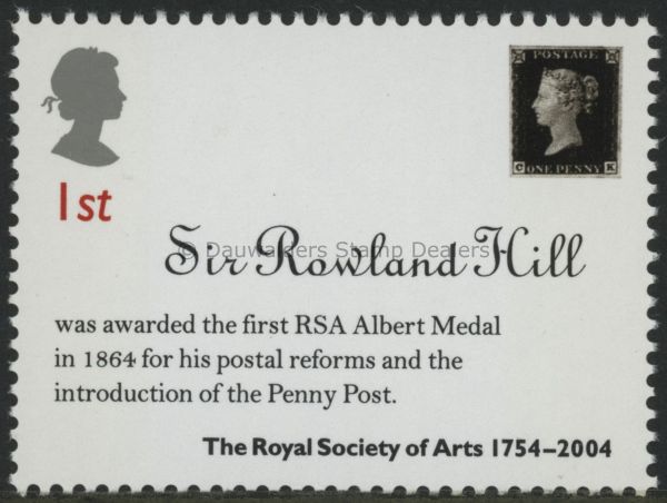 SG2473 1st Sir Rowland Hill 2004 Anniv. Of RSA