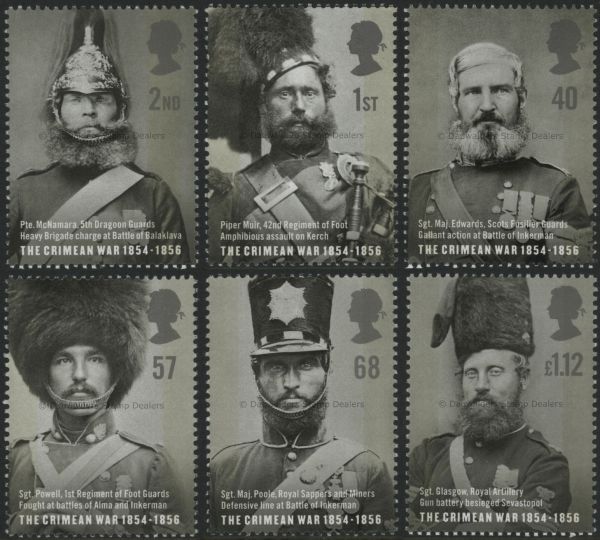 SG2489-2494 Set of 6 2004 Crimean War