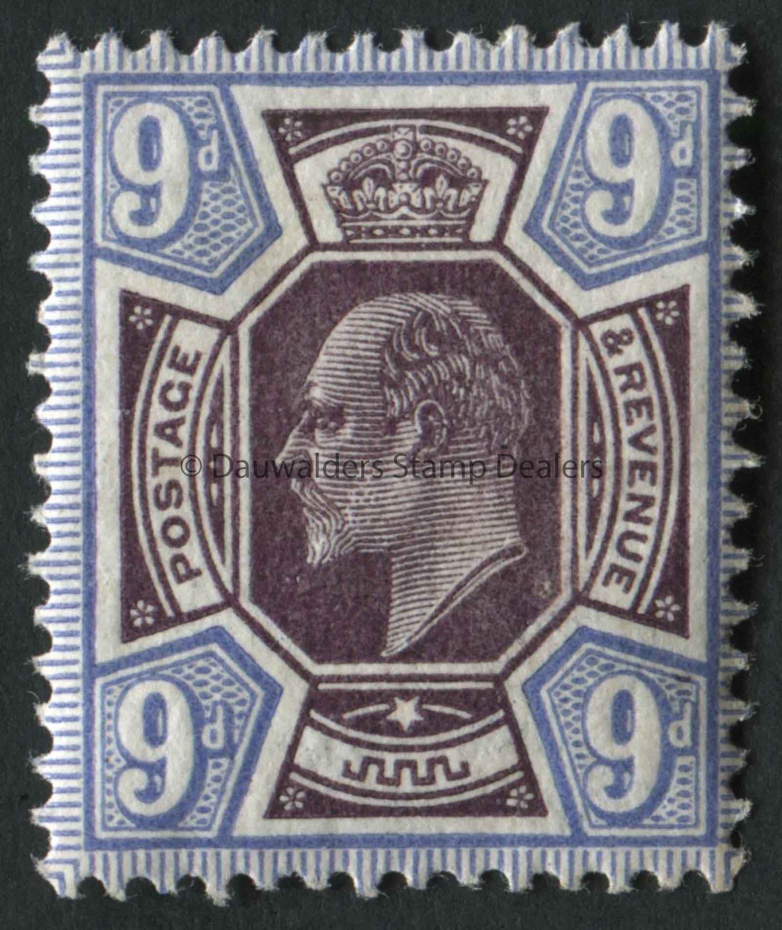 SG251a 9d Slate Purple/Ultramarine ( c )