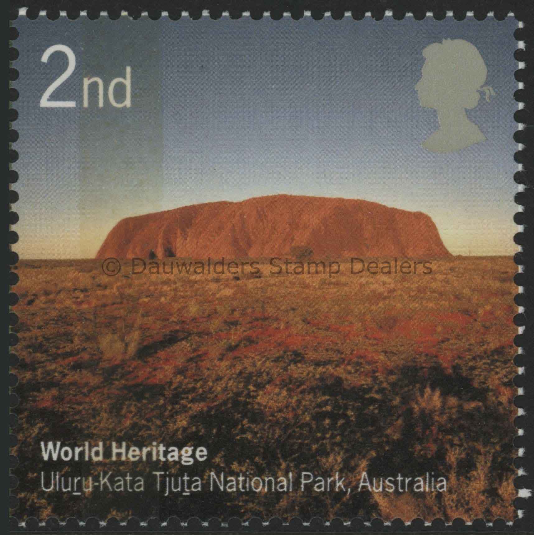 SG2533 2nd Ulura-Kata Tjuta Nat. 2005 World Heritage Sites