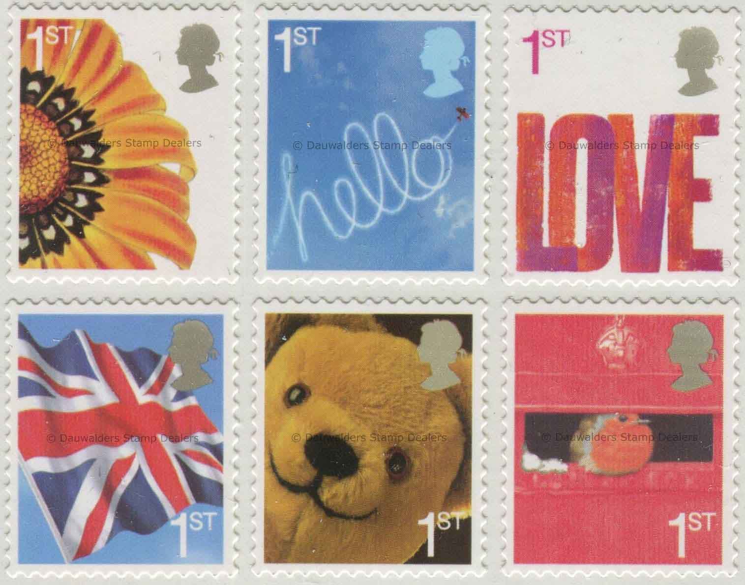 SG2567-2572 Set of 6 2005 Smilers Booklet