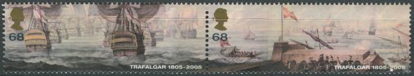 SG2578a/2579a Pair 2005 Battle of Trafalgar