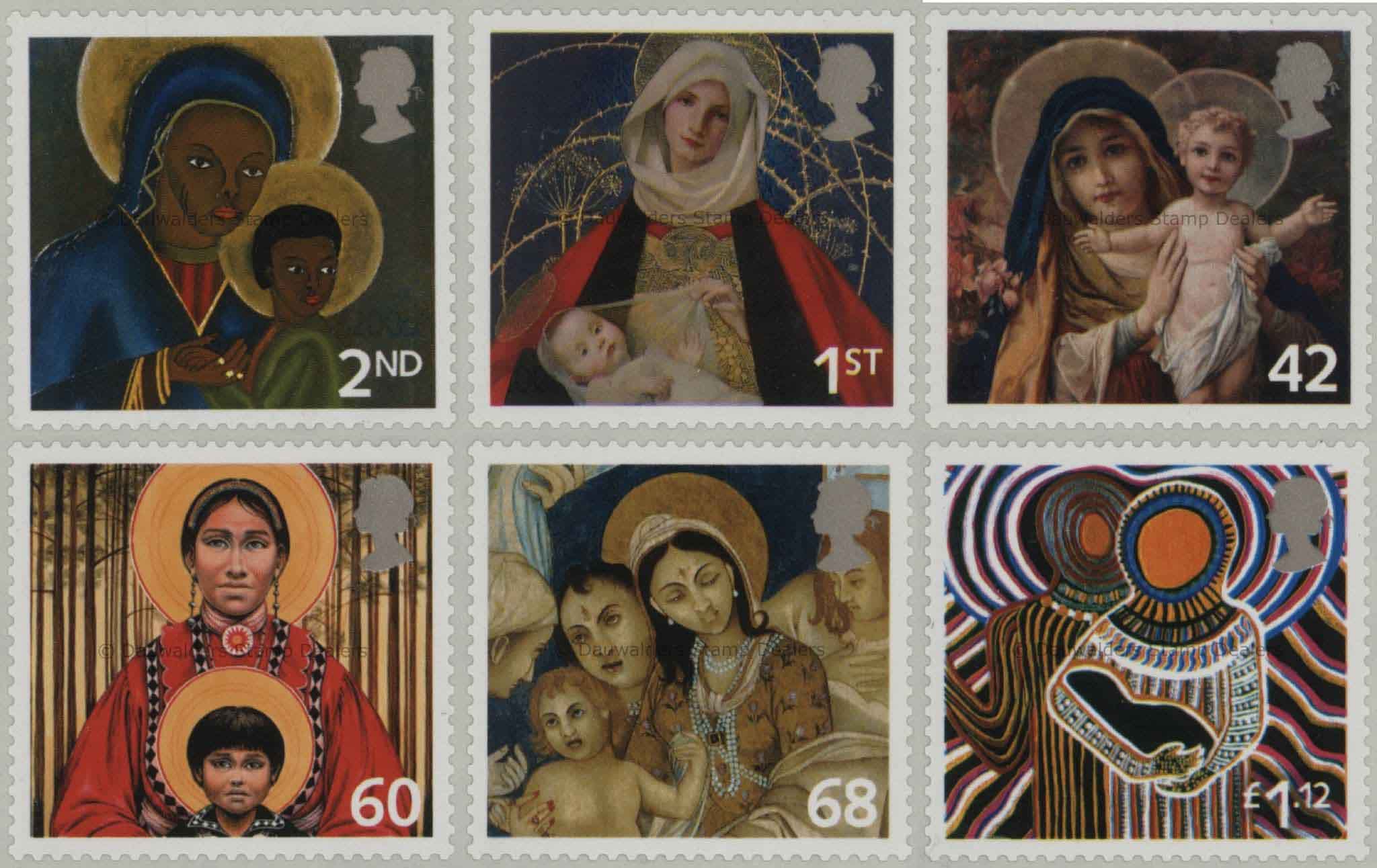 SG2582-2587 Set of 6 2005 Madonna and Child