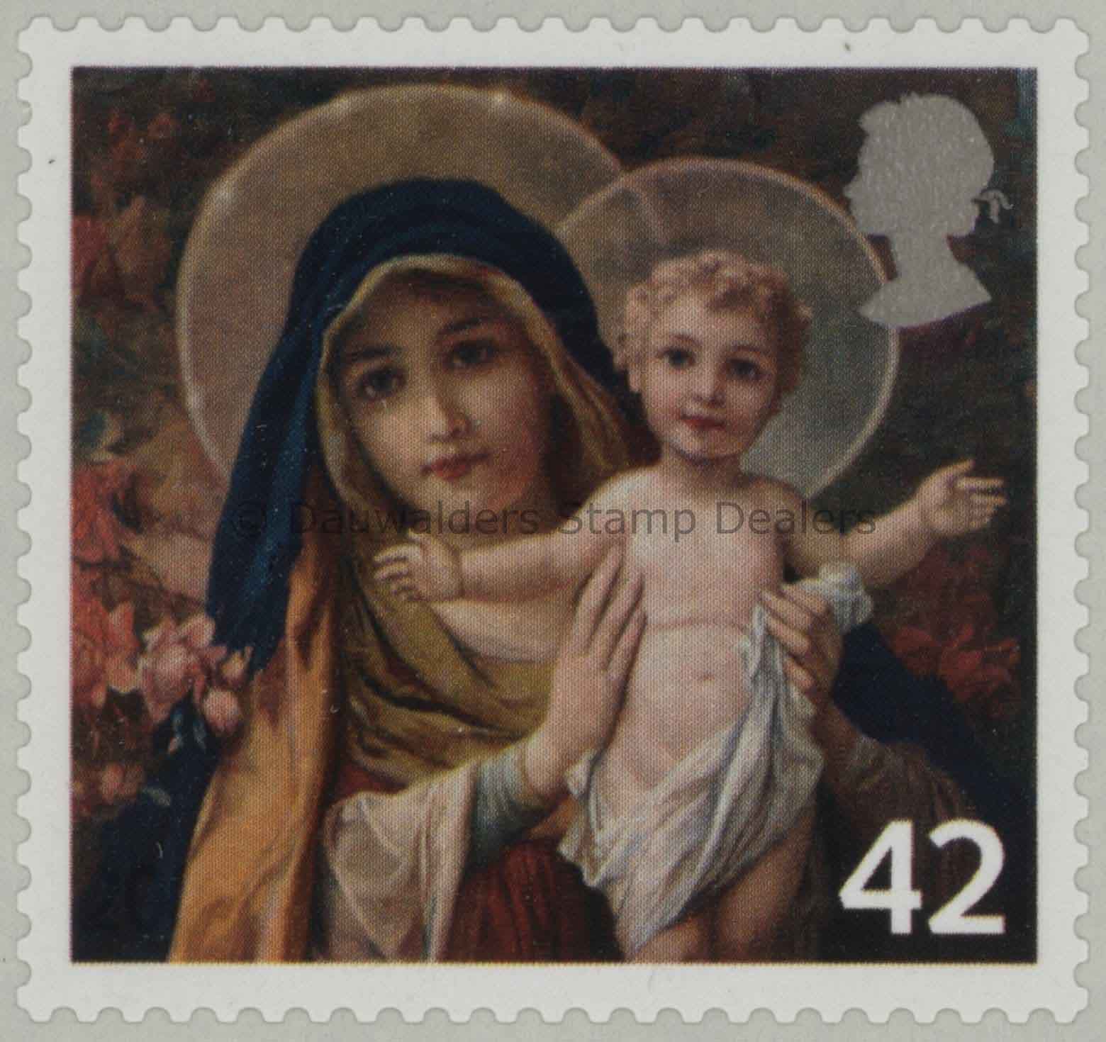 SG2584 42p Virgin Mary/Infant 2005 Madonna and Child