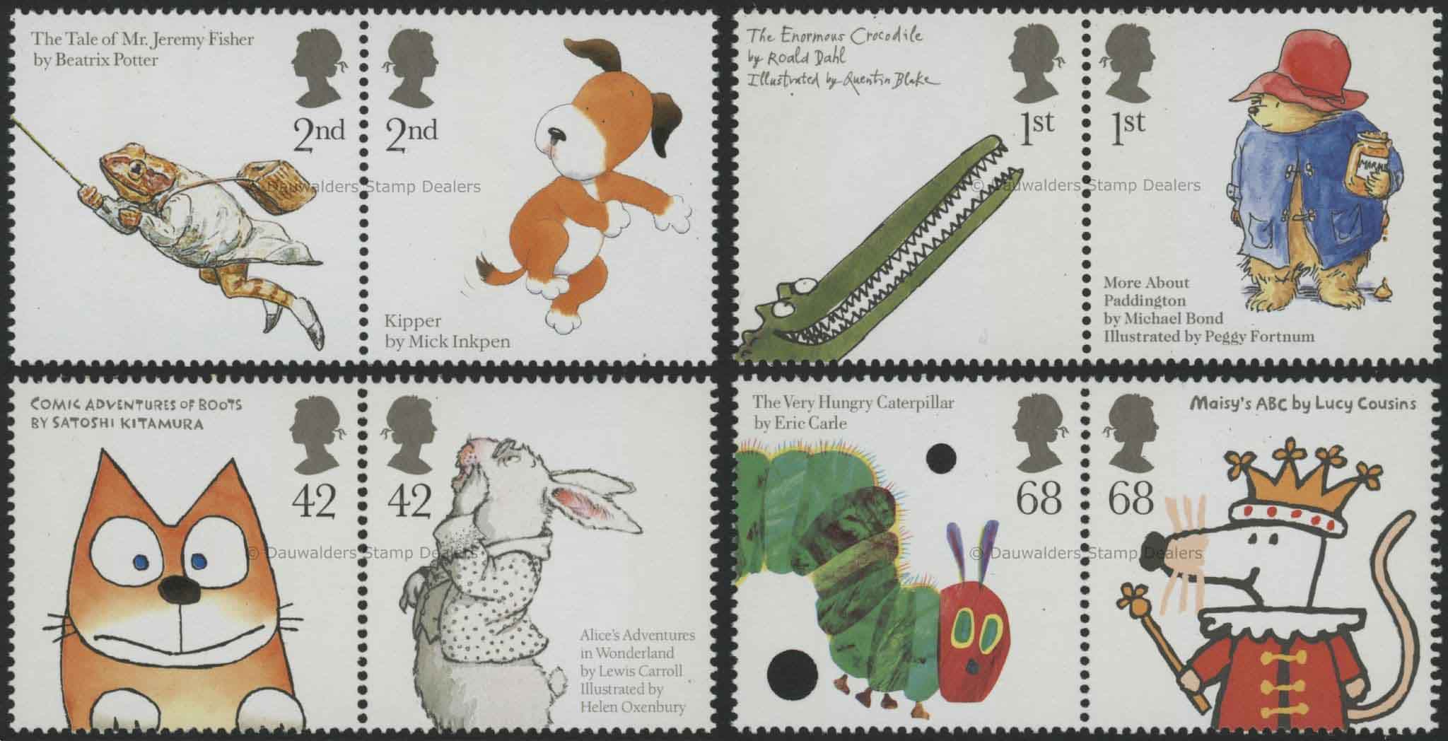 SG2589-2596 Set of 8 2006 Animal Tales