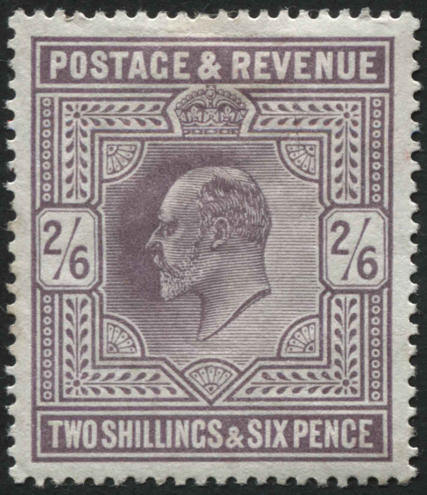 SG260 2/6d Lilac, fine mint with large part original gum