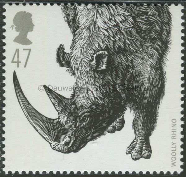 SG2617 47p Woolly Rhino 2006 Ice Age Animals