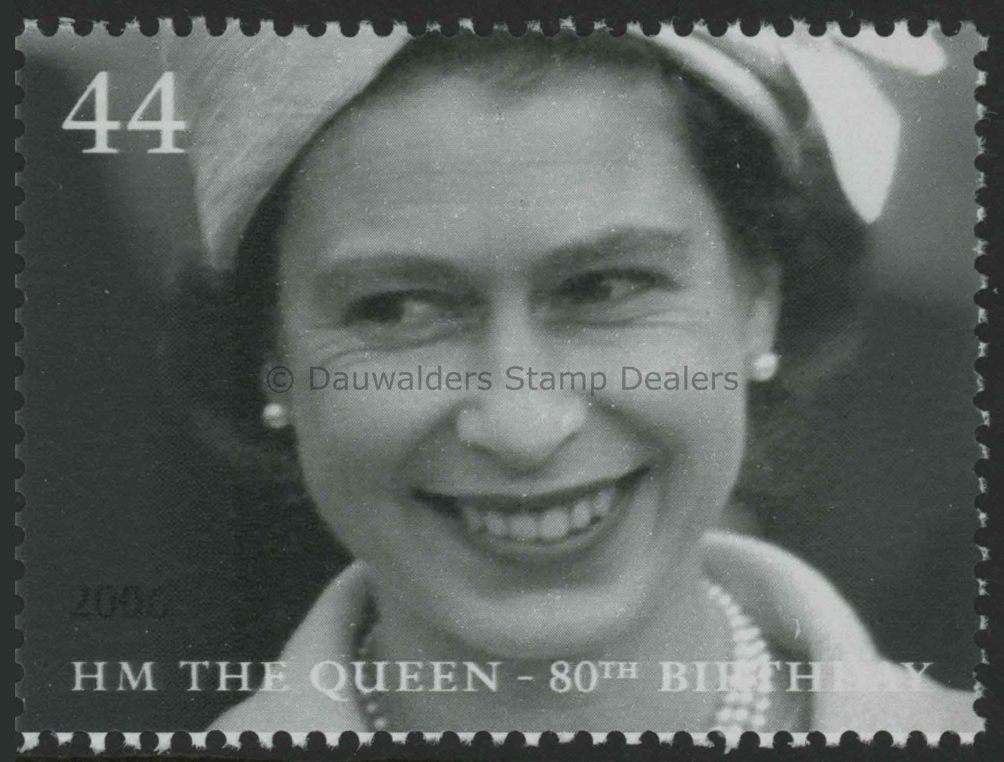 SG2625 44p In 1960 2006 QE II 80th Birthday