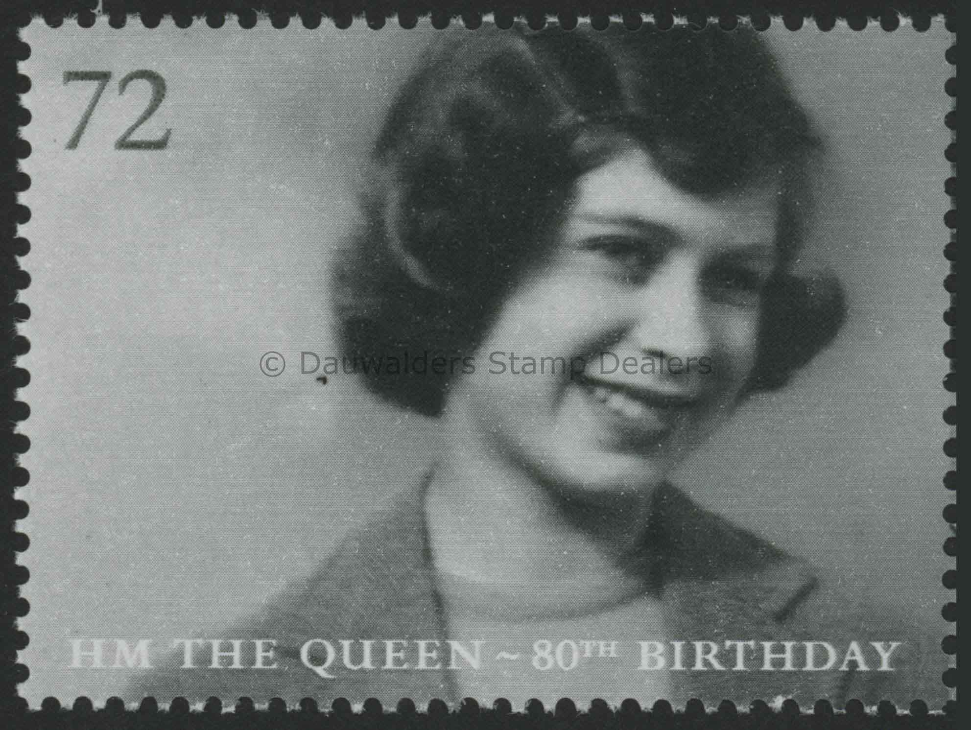 SG2626 72p In 1940 2006 QE II 80th Birthday