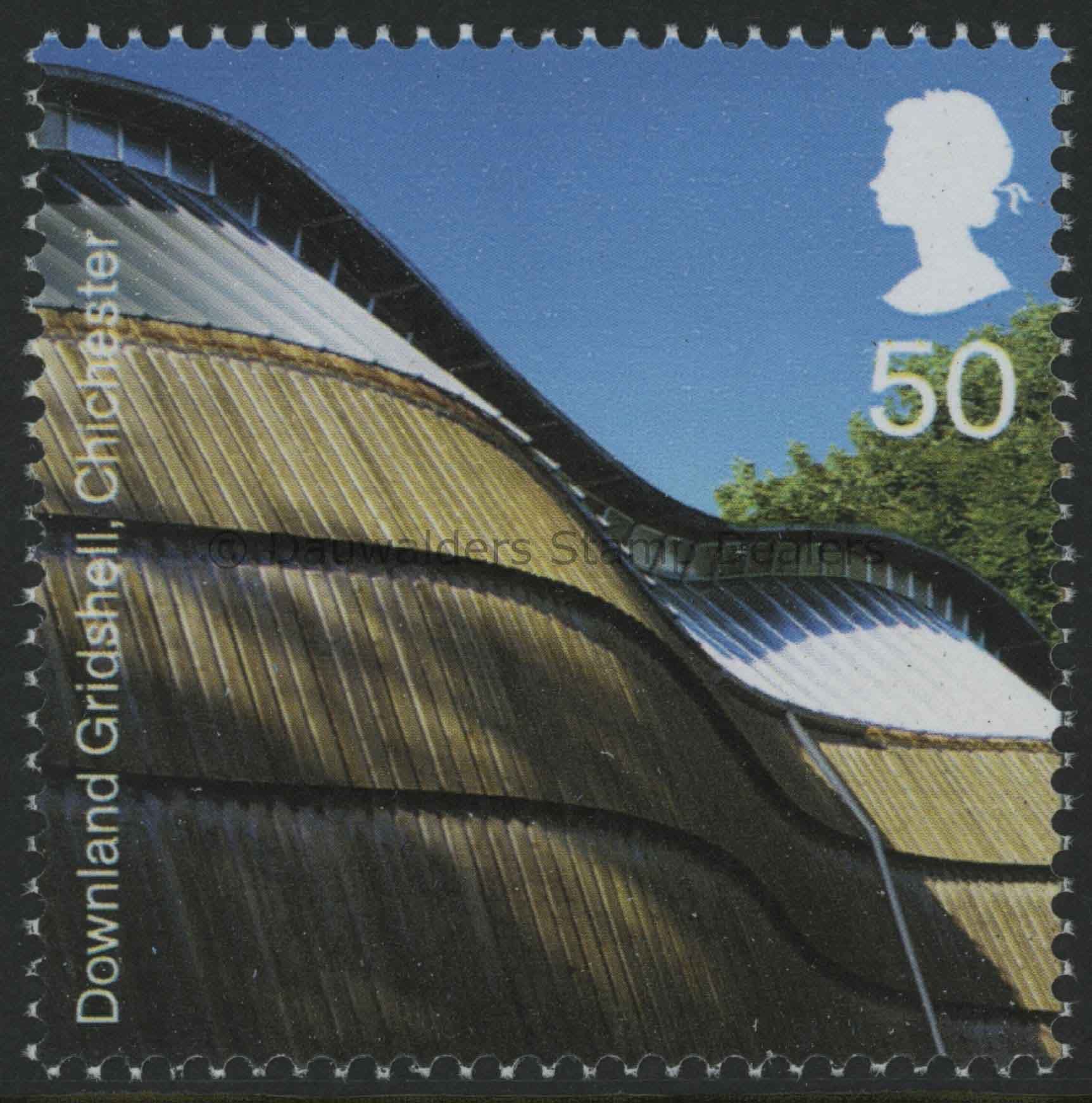 SG2637 50p Downland Gridshell 2006 Modern Architecture