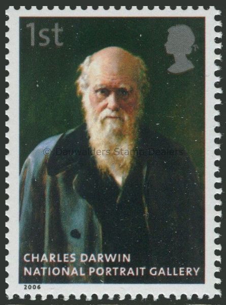 SG2649 1st Charles Darwin 2006 National Portrait Gallery